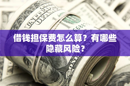 济南借钱担保费怎么算？有哪些隐藏风险？