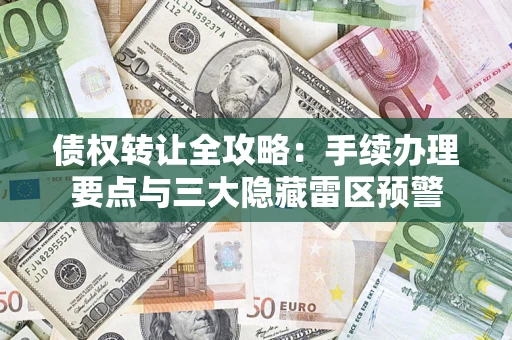 济南债权转让全攻略：手续办理要点与三大隐藏雷区预警